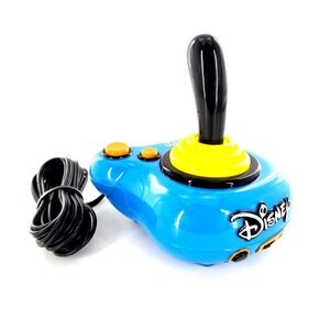 Jakks Pacific 2005 Disney Plug & Play TV Games Joystick Blue Tested & Works